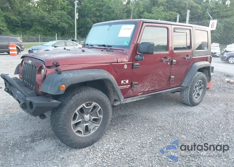 2008 Jeep Wrangler Unlimited X из США, поврежденный, VIN 1J4GA39128L568988